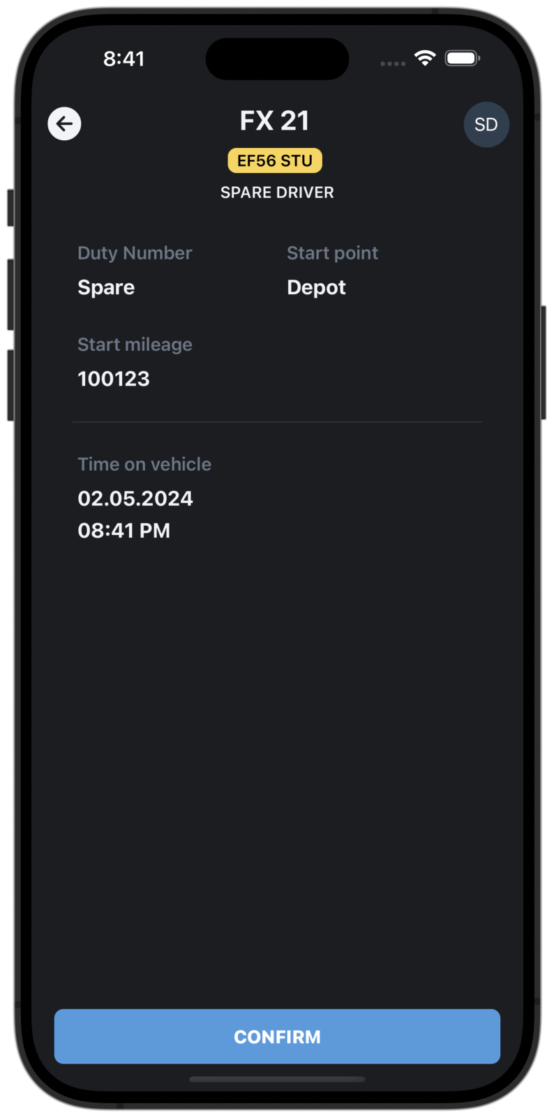 Start summary defect card
